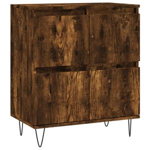 vidaXL Komoda dimljeni hrast 60x35x70 cm inženirski les