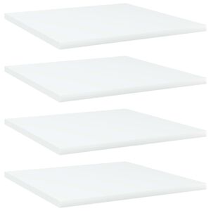 vidaXL Dodatne police za omaro 4 kosi bele 40x40x1,5 cm iverna plo&scaron;ča
