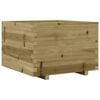 vidaXL Vrtno cvetlično korito 70x70x49,5 cm impregnirana borovina