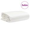 vidaXL Ponjava bela 3x6 m 650 g/m&sup2;