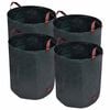 vidaXL Temno zelena vrtna vreča za odpadke 4 kosi 272 L 150 g / m&sup2;