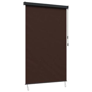 vidaXL Rolo Rjava 160 x 250 cm Tkanina in aluminij