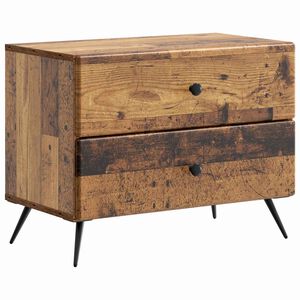 vidaXL Nočna omarica Star les 62 x 34,5 x 47,5 cm Inženirski les
