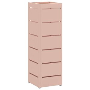 vidaXL Stojalo za dežnik Roza 15,5 x 15,5 x 49 cm Jeklo
