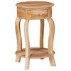 vidaXL Stranska mizica 37x37x61 cm trden mangov les