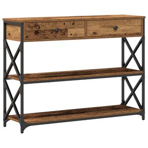 vidaXL Konzolna miza Star les 100 x 28 x 75 cm