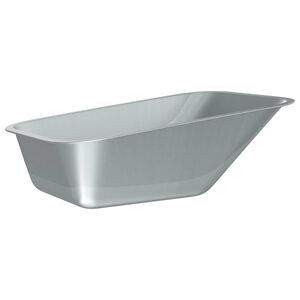 vidaXL Zamenjava za pladenj vozička Srebrna 88 x 60 x 32 cm