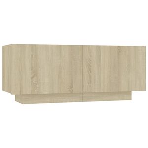 vidaXL Nočna omarica sonoma hrast 100x35x40 cm iverna plo&scaron;ča