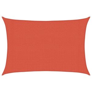 vidaXL Senčno jadro 160 g/m&sup2; terakota 3x5 m HDPE
