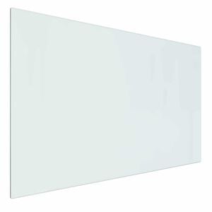 vidaXL Steklena plo&scaron;ča za kamin Transparentno 80 x 50 cm Steklo