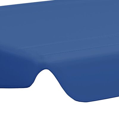 vidaXL Streha za vrtno gugalnico modra 188/168x145/110 cm