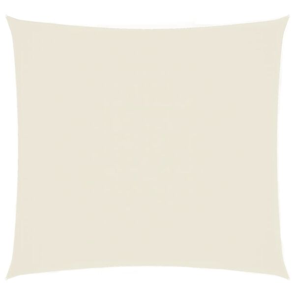 vidaXL Senčno jadro oksford blago kvadratno 4,5x4,5 m krem