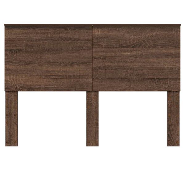 vidaXL Vzglavje Rjav hrast 200 cm Konstruiran les