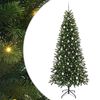 vidaXL Umestno božično drevo Zelena 240 cm PE in PVC