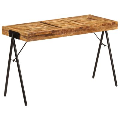 vidaXL Pisalna miza iz trdnega mangovega lesa 118x50x75 cm
