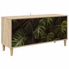 vidaXL TV omarica ELBURG 102 x 33 x 50 cm Sonoma Inženirski les