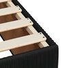 vidaXL Box spring postelja z vzmetnico črna 120x190 cm žamet