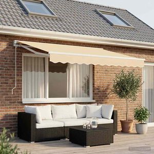 vidaXL Nadomestno blago za tendo krem 300x250 cm poliester