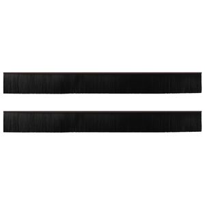 vidaXL Samolepljiva tesnila za vrata 2 pcs Rjava 100 cm