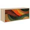 vidaXL Stenska TV omarica BONN 102 x 33 x 40 cm Sonoma hrast
