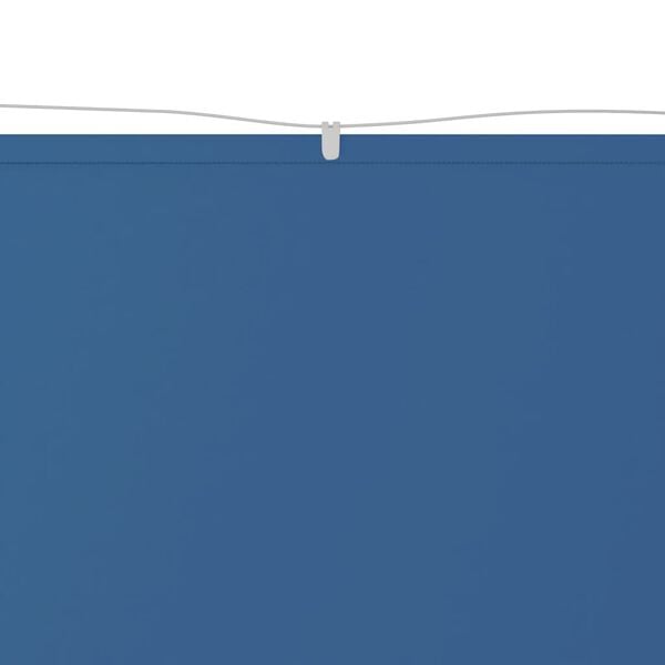 vidaXL Vertikalna markiza modra 140x360 cm tkanina oxford