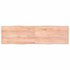 vidaXL Mizna plo&scaron;ča sv. rjava 180x50x(2-4)cm obdelana trdna hrastovina
