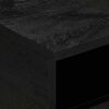vidaXL kavna mizica črna 80x54x40 cm inženirski les