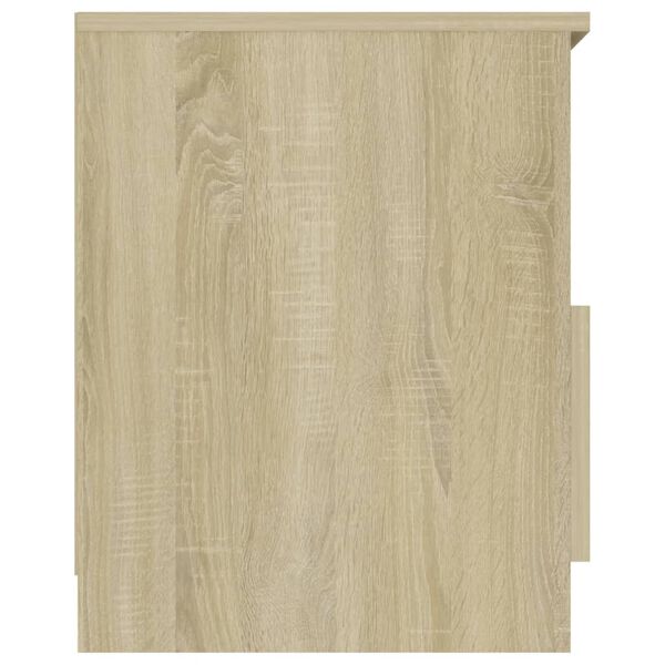 vidaXL Nočna omarica sonoma hrast 40x40x50 cm iverna plošča