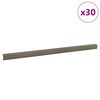 vidaXL Robniki za stopnice 30 kos &Scaron;ampanjec 67 x 3.5 x 3 cm Aluminij