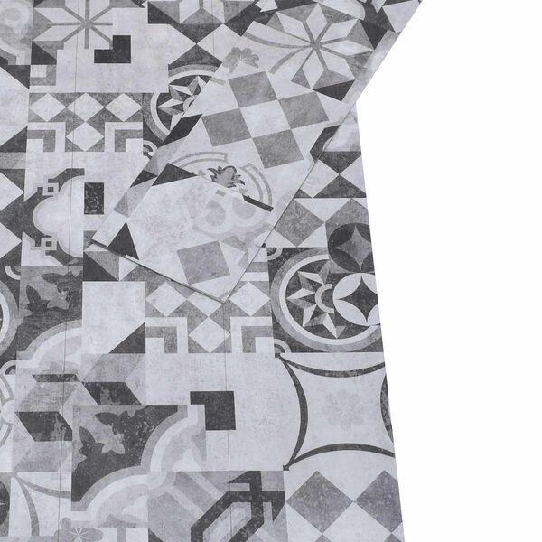 vidaXL Deske za talne obloge 18 pcs Siva 5,26 m&sup2; PVC