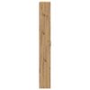 vidaXL Garderobna omara Umetni hrast 55 x 25 x 189 cm Konstruiran les