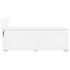 vidaXL Box spring postelja z vzmetnico bel 90x190 cm umetno usnje