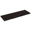 vidaXL Kopalni&scaron;ki pult temno rjav 120x40x(2-4) cm obdelan trden les
