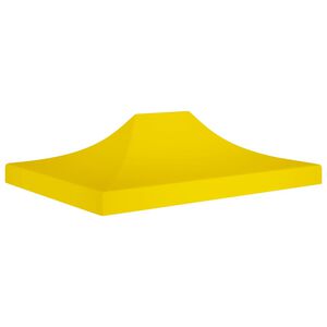 vidaXL Streha za vrtni &scaron;otor 4,5x3 m rumena 270 g/m&sup2;