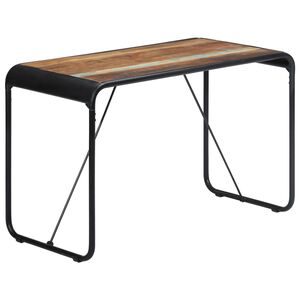 vidaXL Jedilna miza 118x60x76 cm trden predelan les