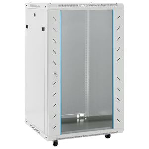 vidaXL Omrežna omarica 18U z nogami 19" IP20 60x60x100 cm