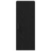 vidaXL Stenska omarica črn hrast 34,5x34x90 cm inženirski les