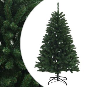 vidaXL Umetno Zložljivo Božično Drevo 180 cm PVC Srednje zelena