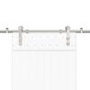 vidaXL Oprema za drsna vrata 200 cm nerjaveče jeklo srebrne barve