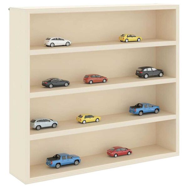 vidaXL Lesena vitrina Rjava 40 x 8.5 x 37 cm Vezani les