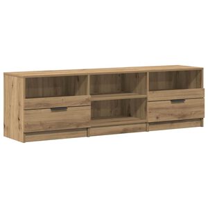 vidaXL TV omarica artisan hrast 150x33,5x45 cm inženirski les