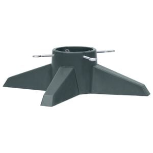 vidaXL Stojalo za novoletno jelko zeleno 55,5x55,5x15 cm