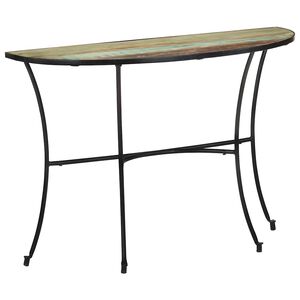 vidaXL Stranska mizica 110x40x77 cm trden predelan les