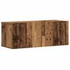 vidaXL TV omara 5-delna stenski stari lesni inženirski les