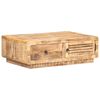 vidaXL Klubska mizica 90x60x40 cm robusten mangov les