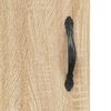 vidaXL Visoka komoda sonoma hrast 69,5x34x180 cm inženirski les