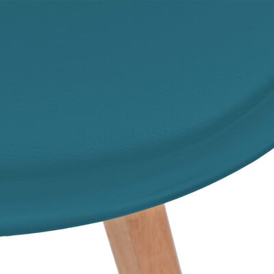 vidaXL Jedilni stoli 2 kosa turkizna plastika