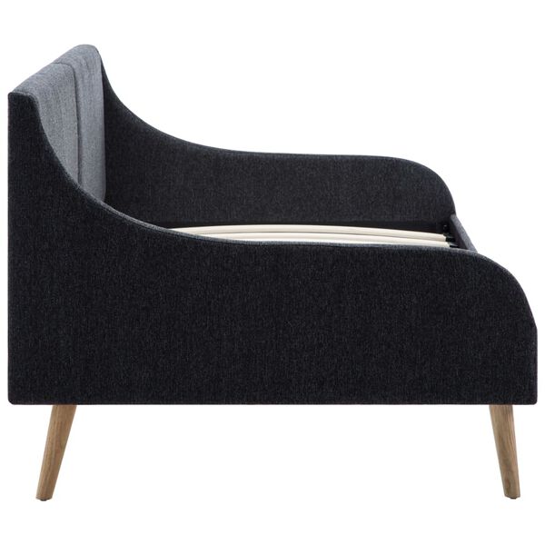 vidaXL Okvir za dnevno posteljo blago temno sive barve