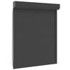 vidaXL Rolo zaslon Antracit 120 x 150 cm Aluminij in poliuretan