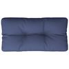 vidaXL Blazina za palete mornarsko modra 70x40x12 cm oxford tkanina